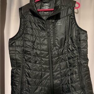 L.L. Bean Women's Dark Quilted Vest